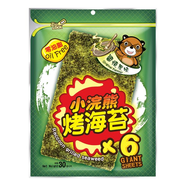 【小浣熊】泰國烤海苔 醬燒原味