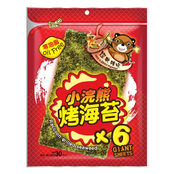 【小浣熊】泰國烤海苔 香辣味
