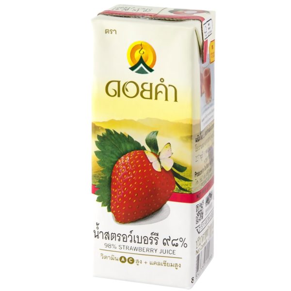 【皇家農場】98%鮮榨果汁 草莓汁 200ml